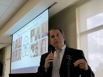Dr. Greg Esper presenting at the Georgia’s Health Care Reform meeting.